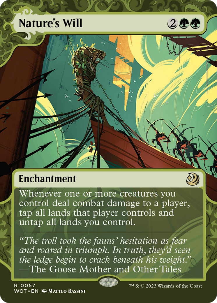 Nature's Will (Showcase) (057) - Wilds of Eldraine: Enchanting Tales