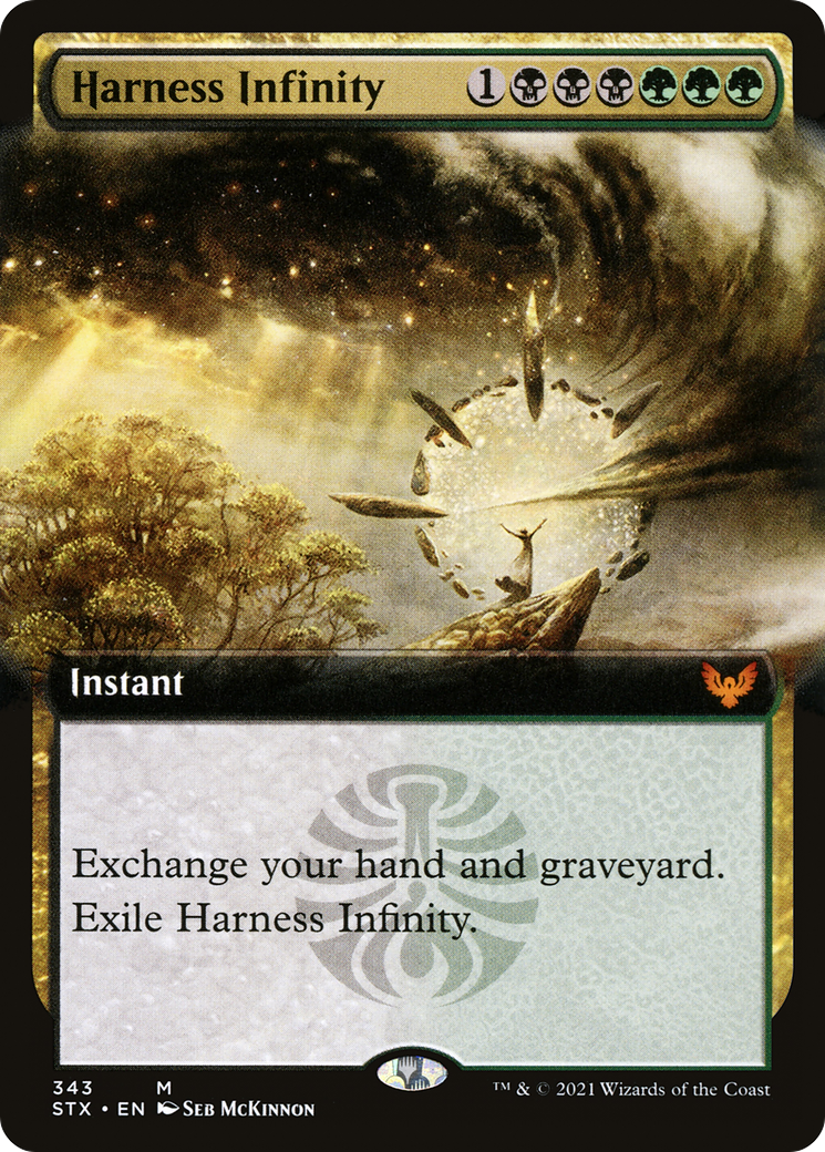 Harness Infinity (Extended Art) (343) Foil - Strixhaven: School of Mages