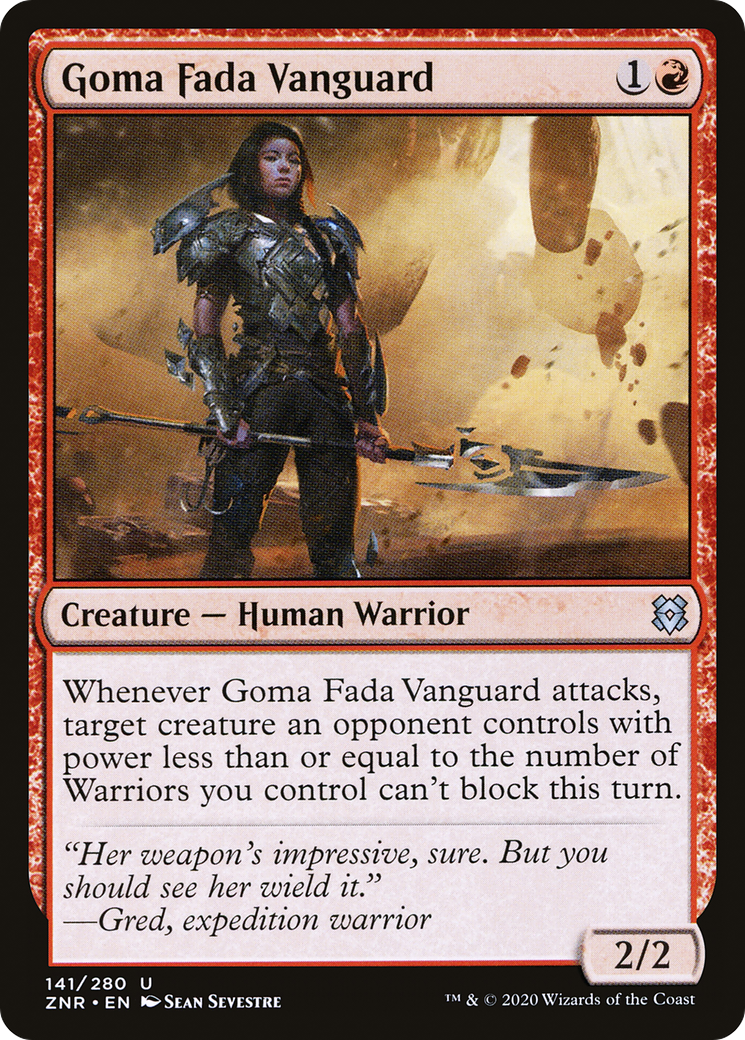 Goma Fada Vanguard (141) Foil - Zendikar Rising