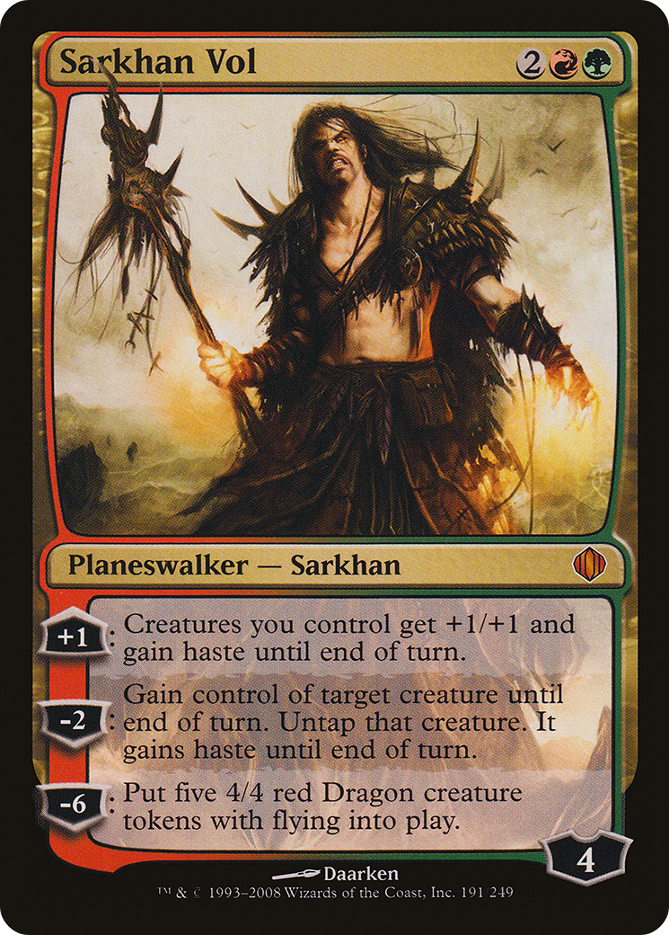 Sarkhan Vol (191) Foil - Shards of Alara