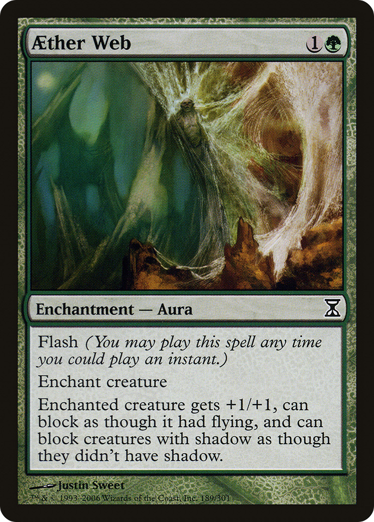 Aether Web (189) Foil - Time Spiral
