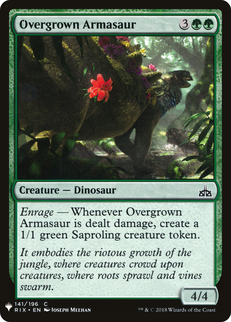 Overgrown Armasaur (RIX-141) - The List