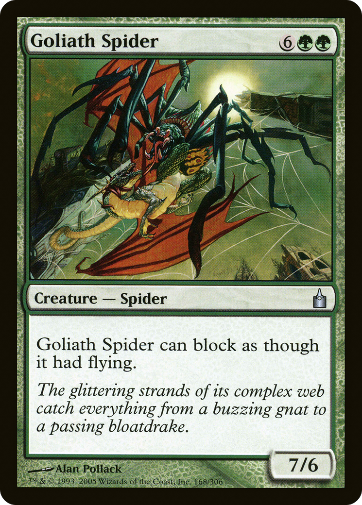 Goliath Spider (168) Foil - Ravnica: City of Guilds