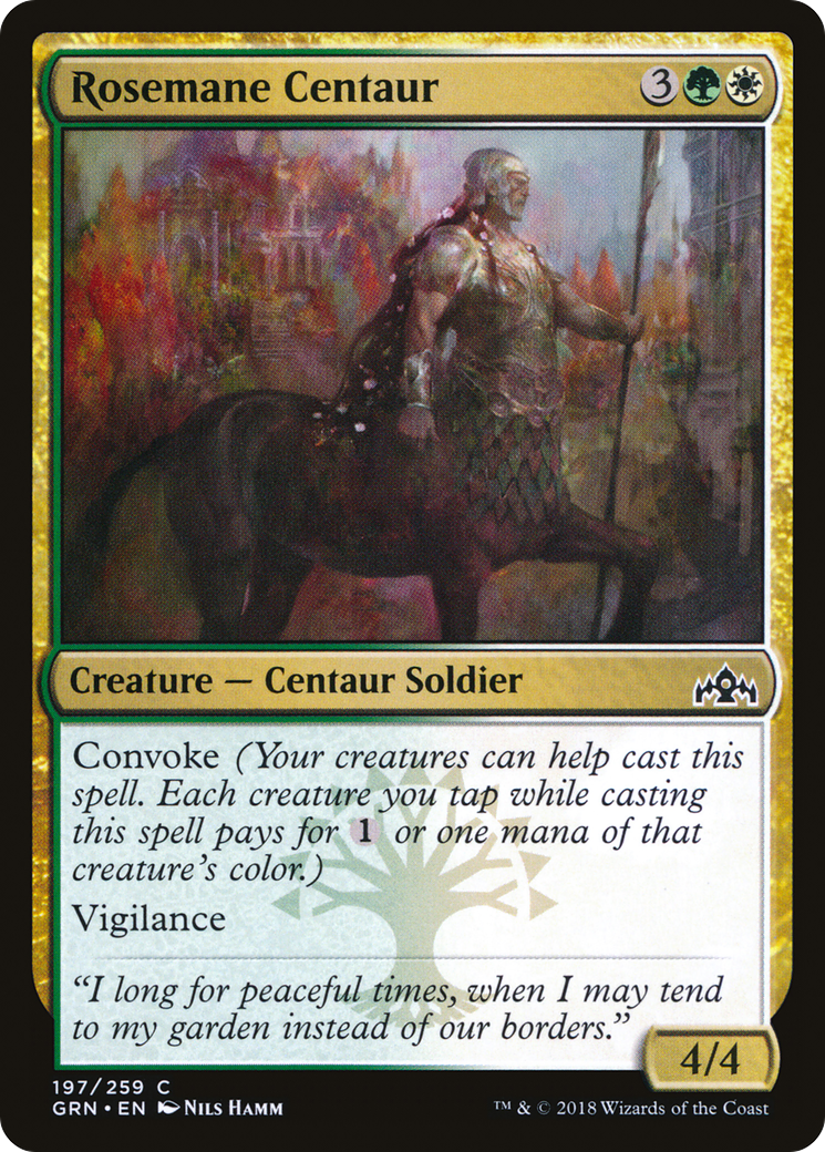 Rosemane Centaur (197) - Guilds of Ravnica