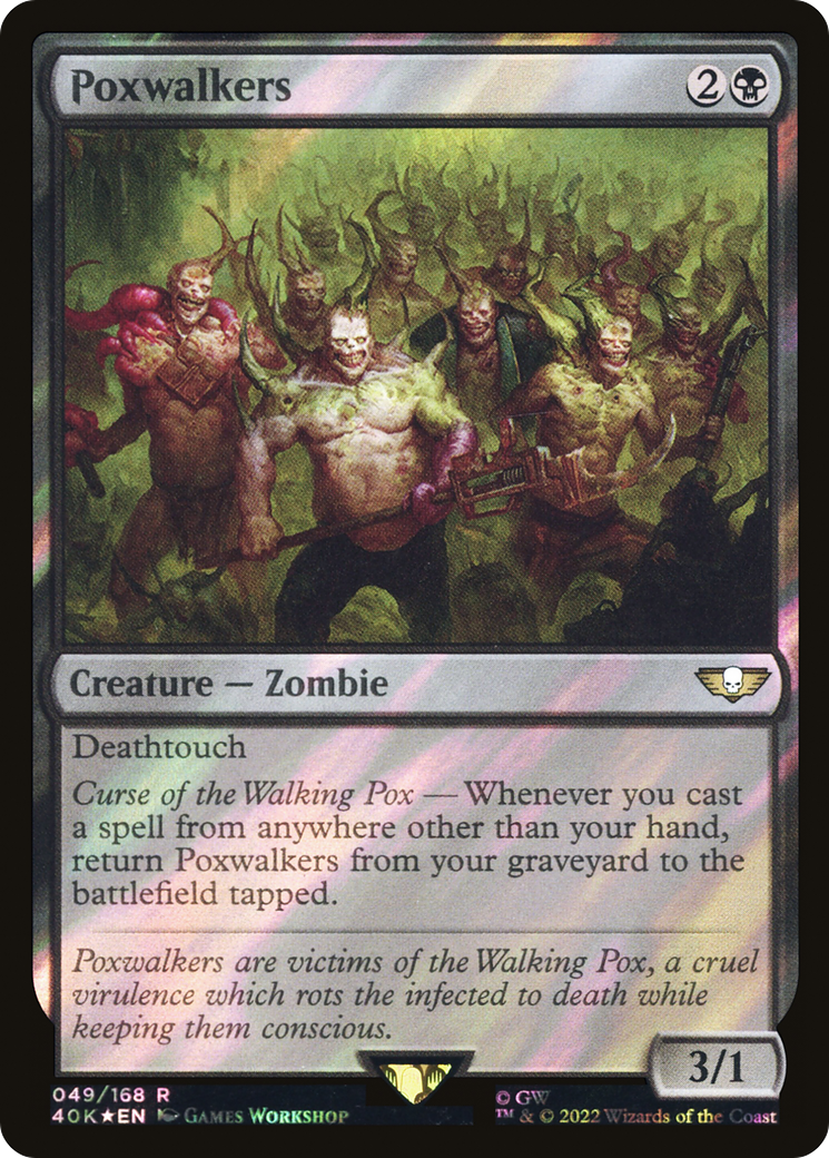 Poxwalkers (049) Surge Foil - Warhammer 40,000 Commander