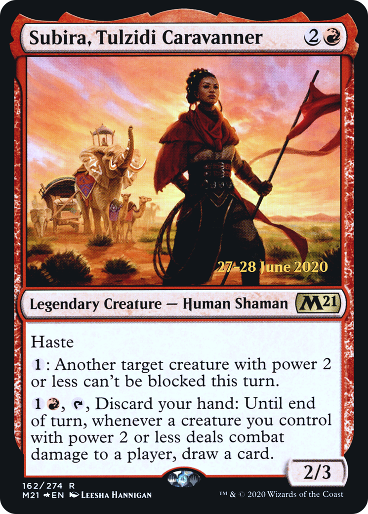 Subira, Tulzidi Caravanner (162s) Foil - Core Set 2021 Promos