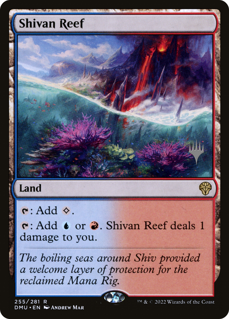Shivan Reef (255) - Dominaria United Promos
