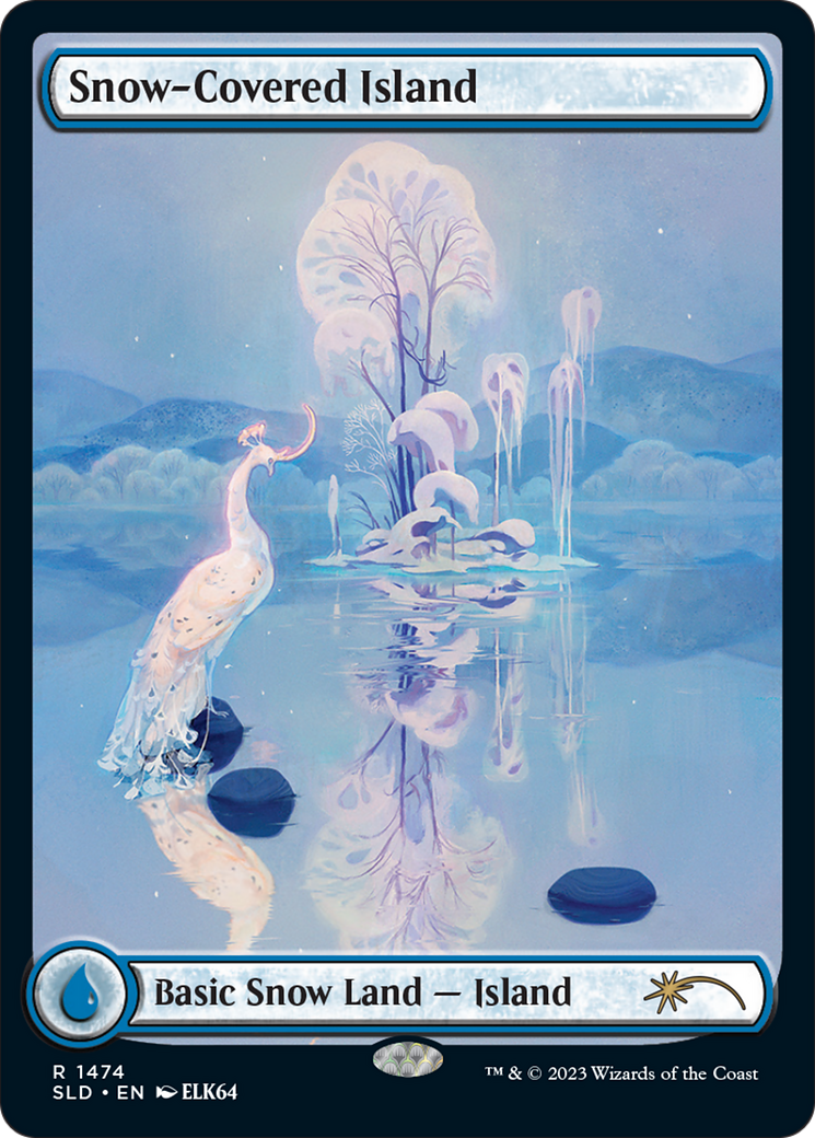 Snow-Covered Island (1474) - Secret Lair Drop