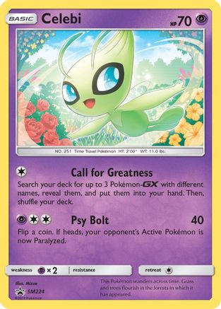 Celebi (SM224) Holofoil - Black Star Promos