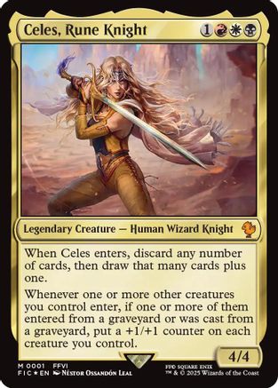 Celes, Rune Knight (001) - Commander: FINAL FANTASY