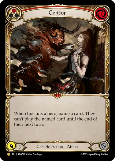 Censor (ANQ012) - Compendium of Rathe: Antiquity Pack