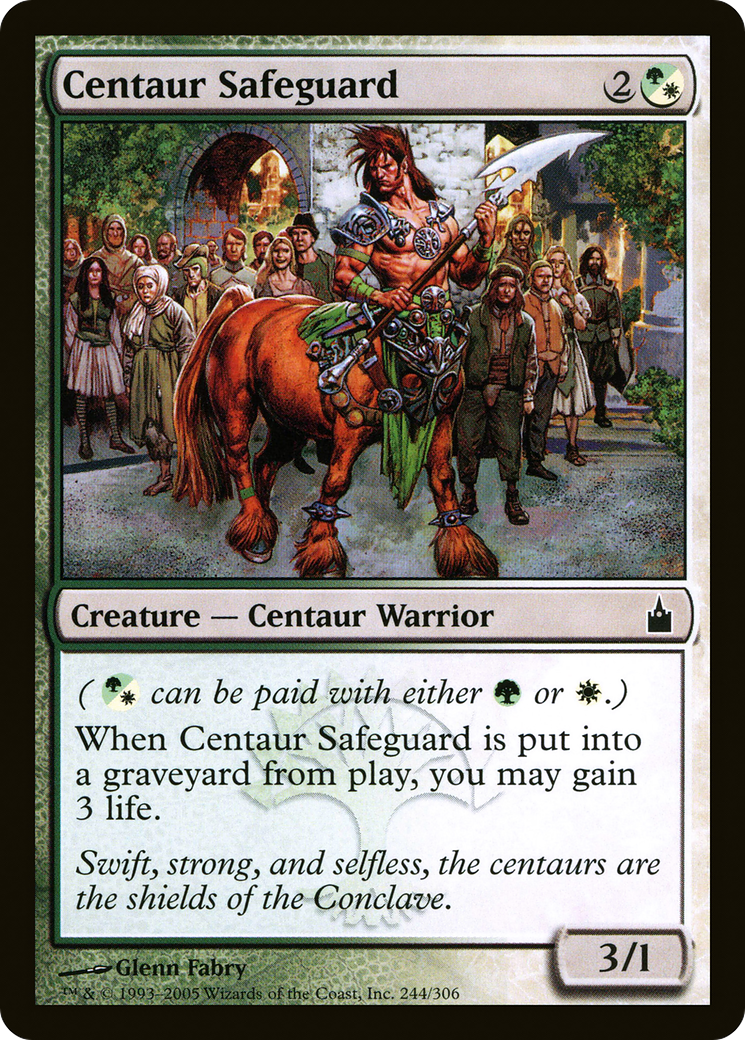 Centaur Safeguard (244) Foil - Ravnica: City of Guilds