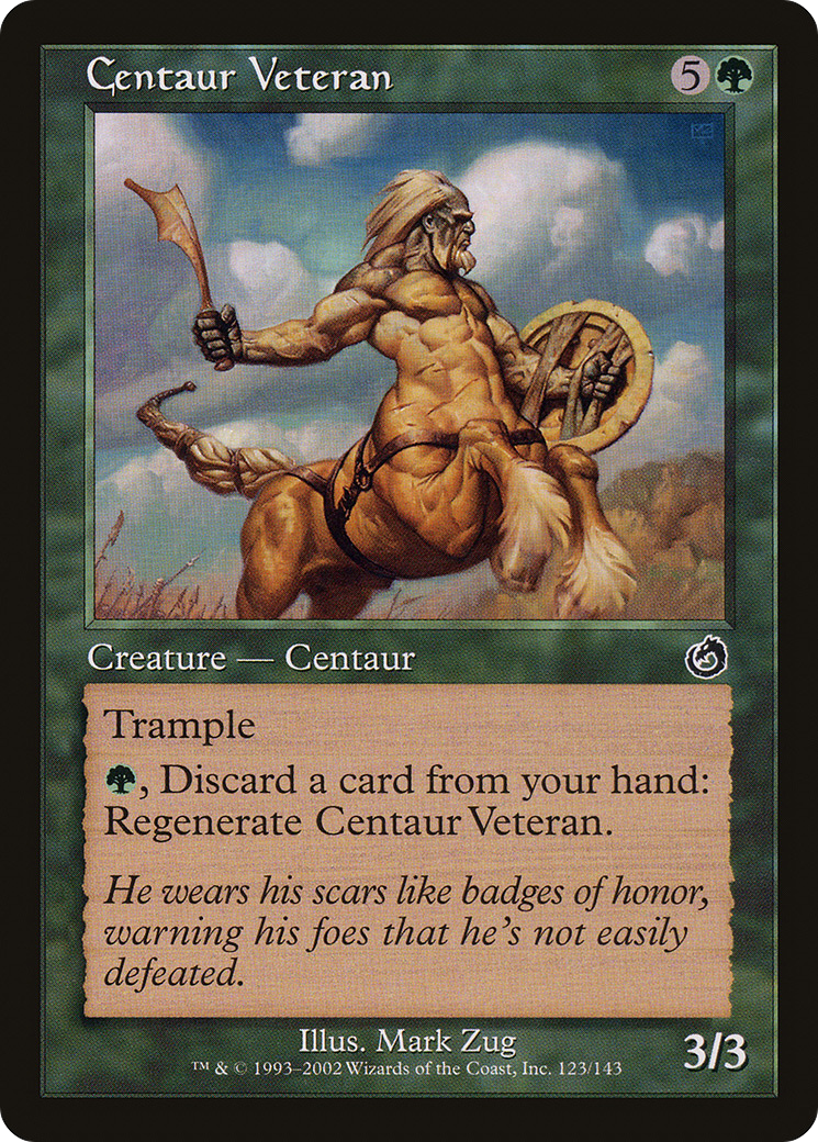 Centaur Veteran (123) Foil - Torment