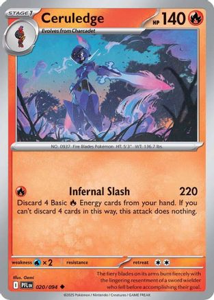 Ceruledge (20) - Phantasmal Flames
