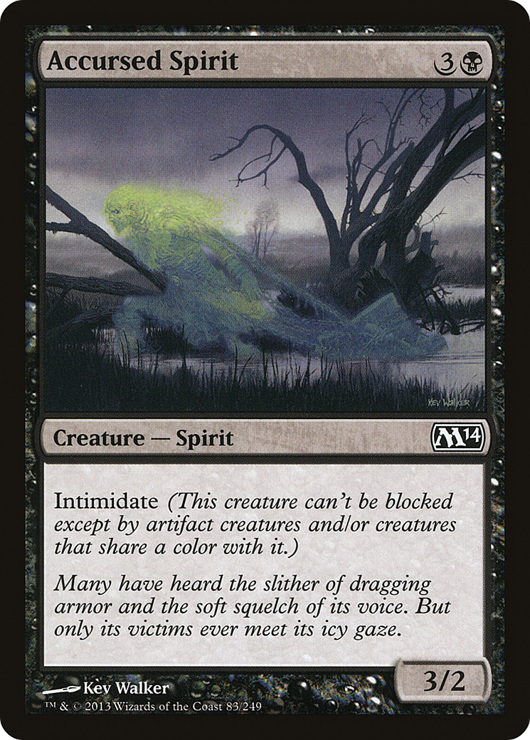 Accursed Spirit (083) Foil - Magic 2014