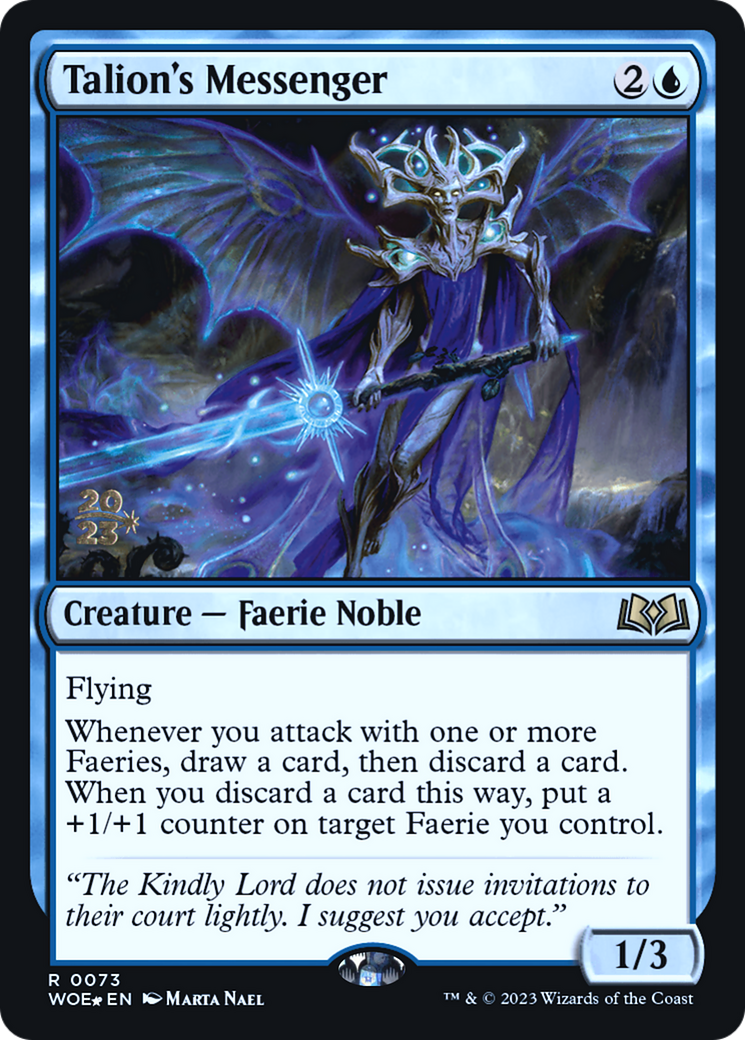 Talion's Messenger (073) Foil - Wilds of Eldraine Promos
