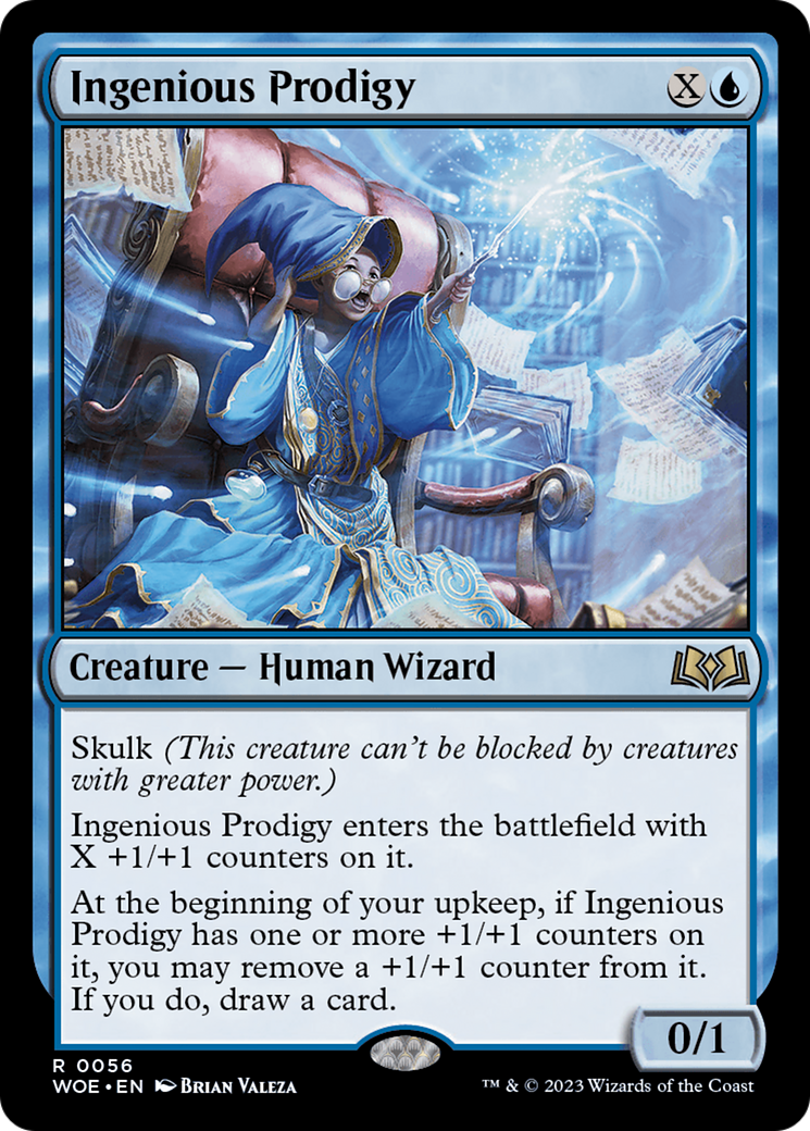 Ingenious Prodigy (056) Foil - Wilds of Eldraine