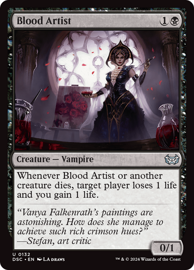Blood Artist (132) - Duskmourn: House of Horror Commander