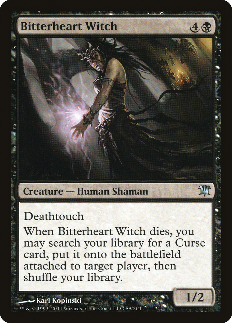 Bitterheart Witch (088) - Innistrad