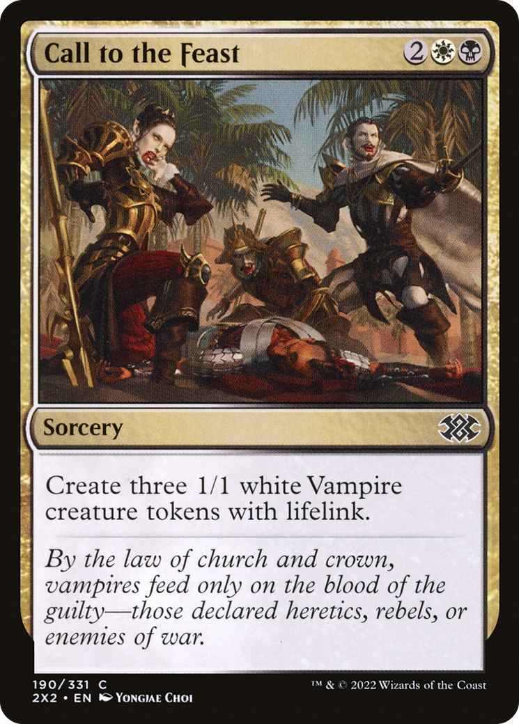 Call to the Feast (190) Foil - Double Masters 2022