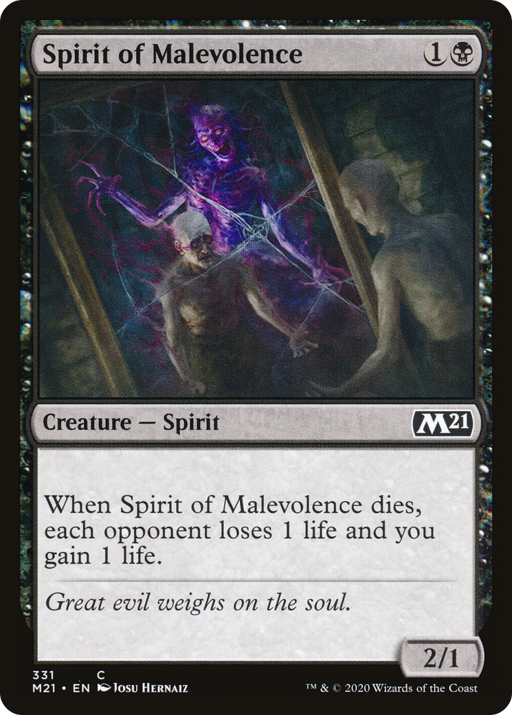 Spirit of Malevolence (331) - Core Set 2021
