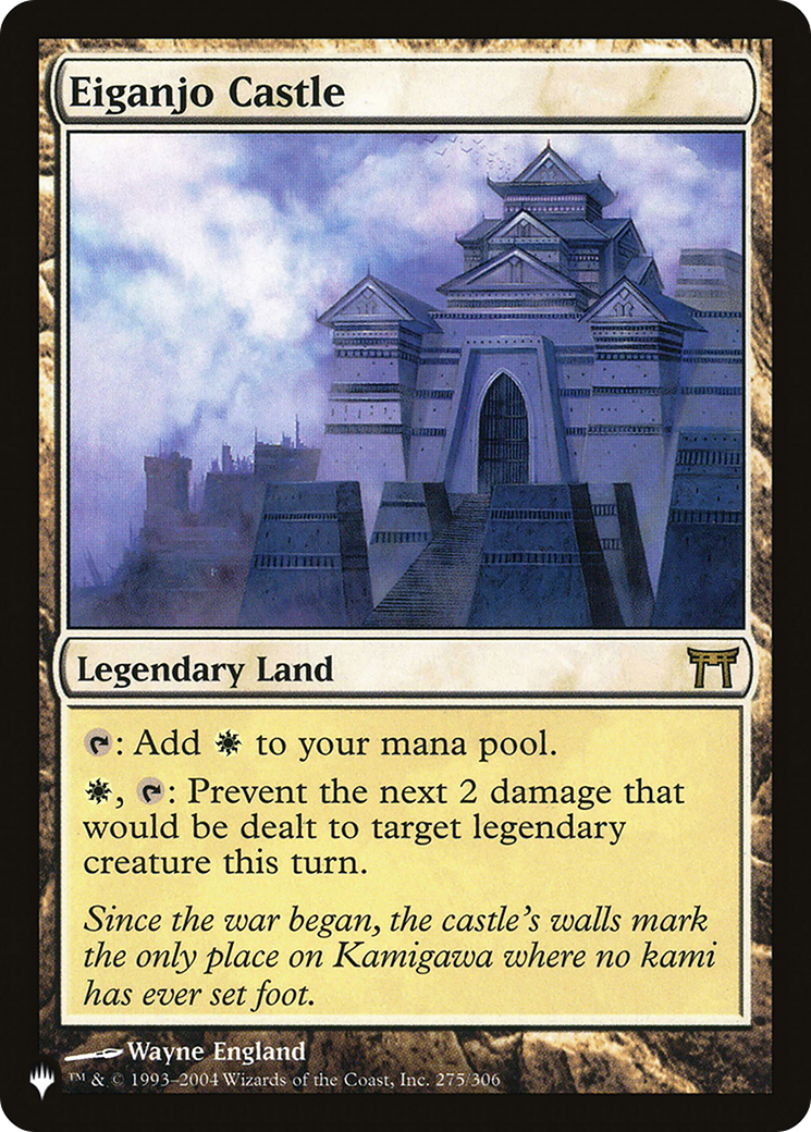 Eiganjo Castle (CHK-275) - The List