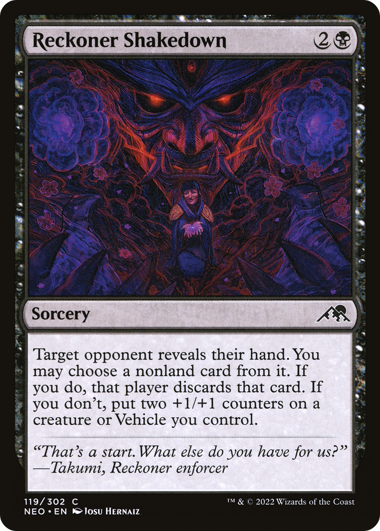 Reckoner Shakedown (119) - Kamigawa: Neon Dynasty