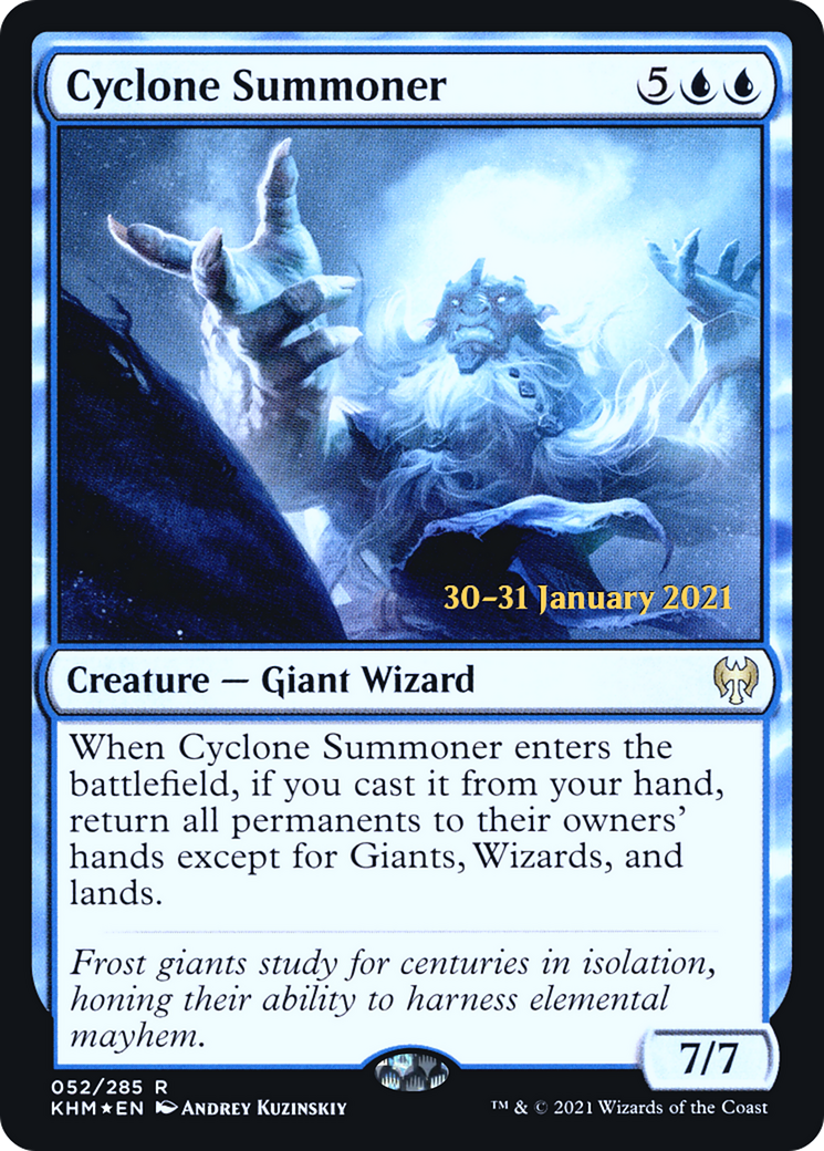 Cyclone Summoner (052) Foil - Kaldheim Promos