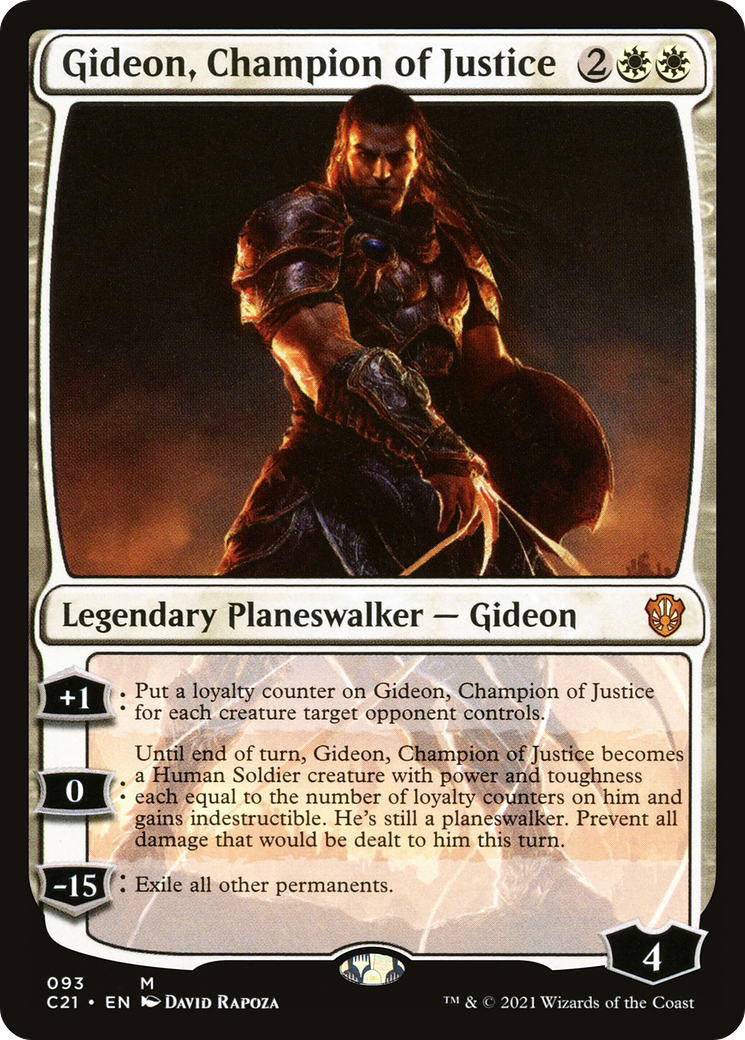 Gideon, Champion of Justice (093) - Commander 2021