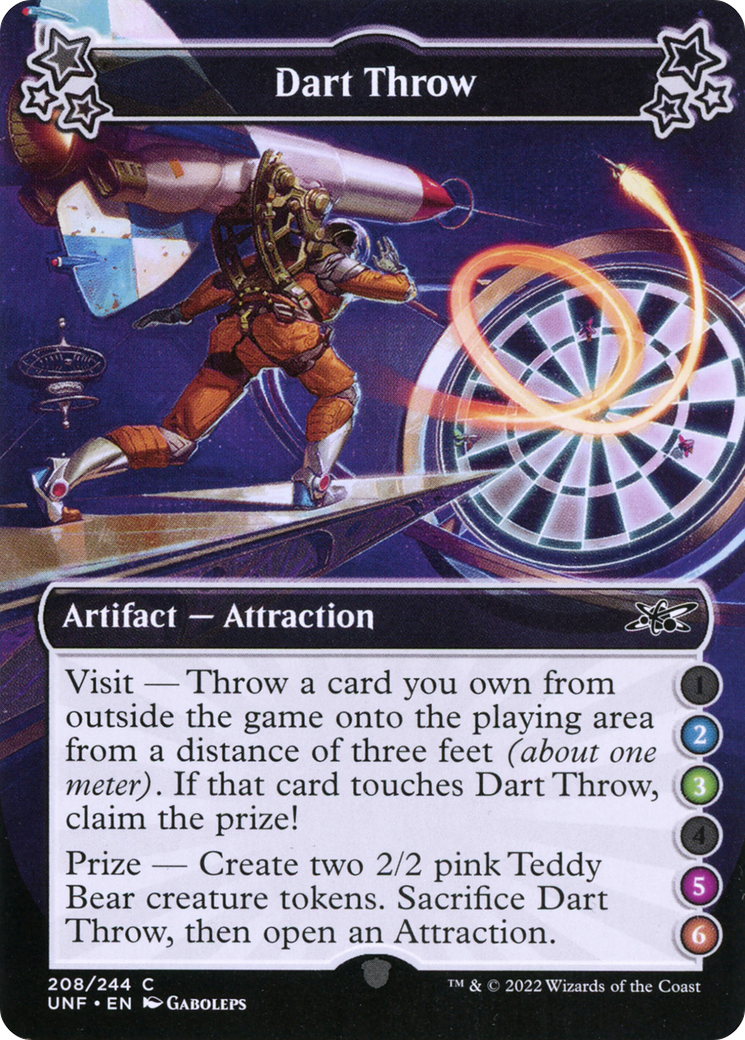 Dart Throw (208b) Foil - Unfinity