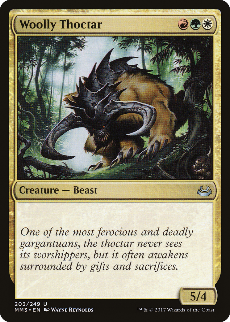 Woolly Thoctar (203) Foil - Modern Masters 2017