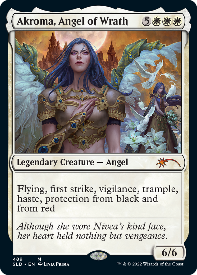 Akroma, Angel of Wrath (489) Foil - Secret Lair Drop