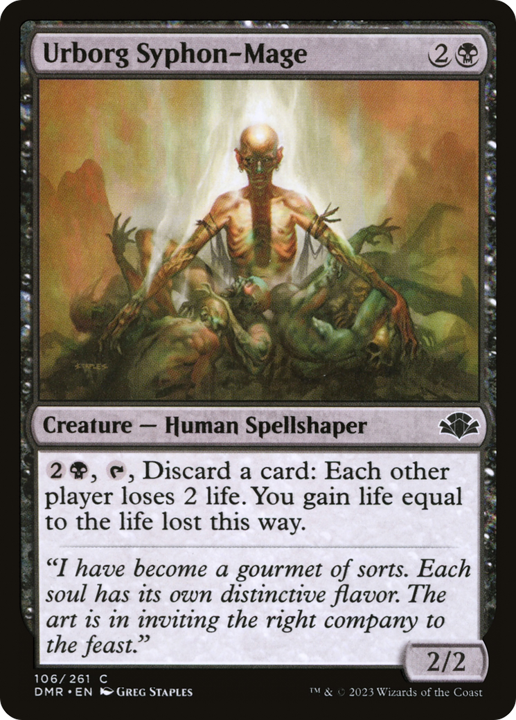 Urborg Syphon-Mage (106) Foil - Dominaria Remastered