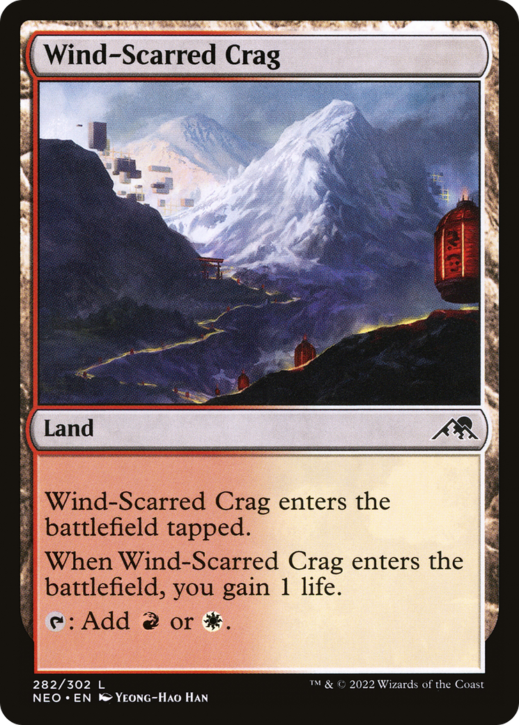 Wind-Scarred Crag (282) - Kamigawa: Neon Dynasty
