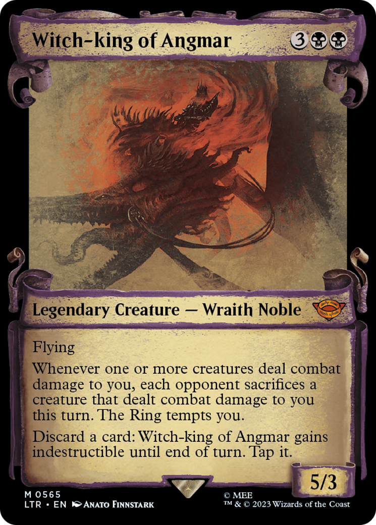Witch-king of Angmar (Showcase Scrolls) (Showcase) (565) - The Lord of the Rings: Tales of Middle-earth