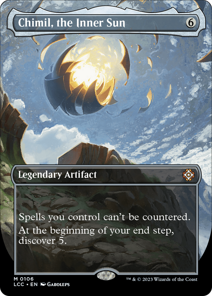 Chimil, the Inner Sun (Borderless) (106) Foil - The Lost Caverns of Ixalan Commander