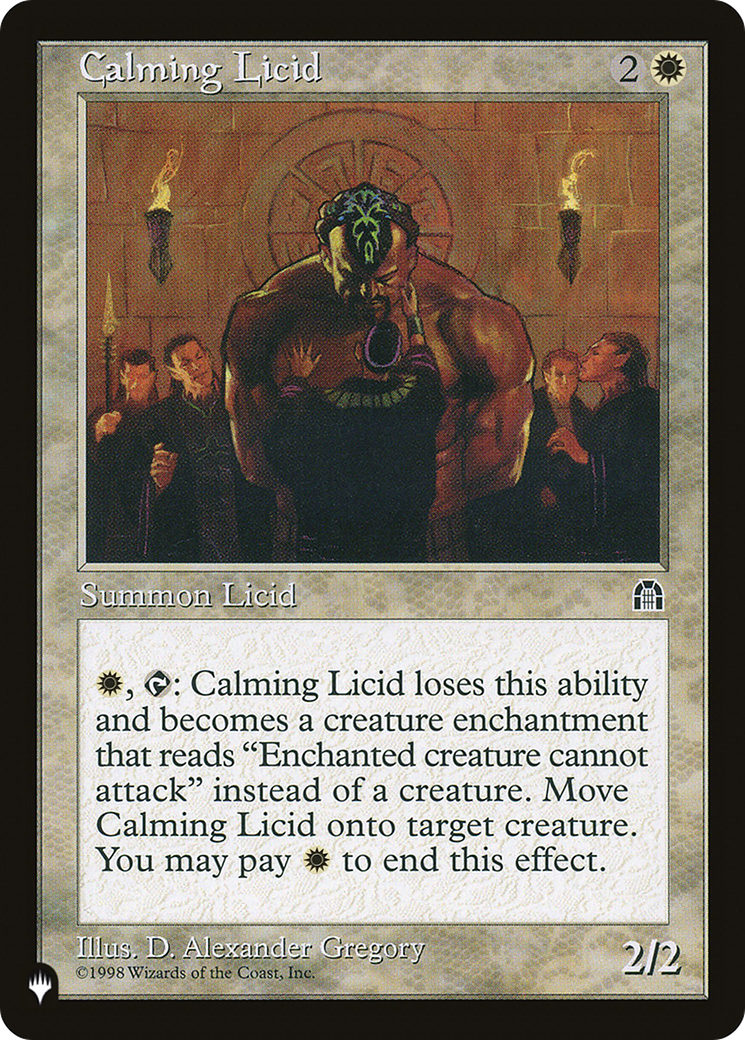 Calming Licid (Retro) (STH-2) - The List