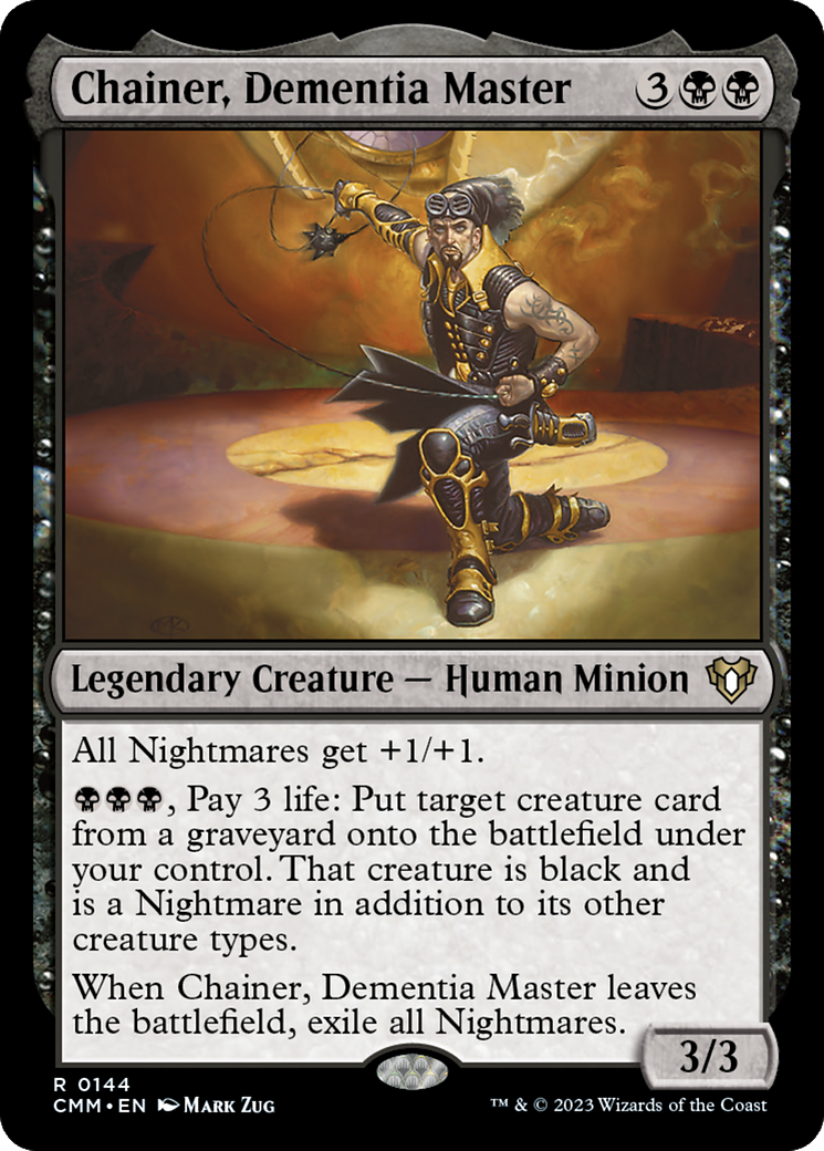 Chainer, Dementia Master (144) Foil - Commander Masters