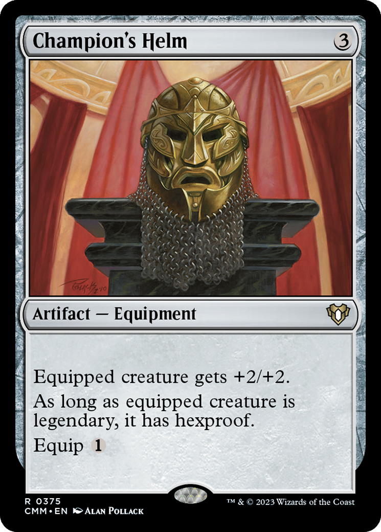Champion's Helm (375) - Commander Masters