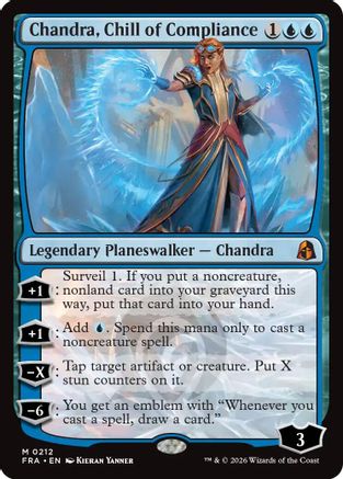 Chandra, Chill of Compliance (212) Foil - Reality Fracture