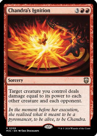 Chandra's Ignition (209) Ripple Foil - Commander: Modern Horizons 3