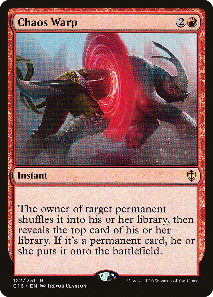 Chaos Warp (122) - Commander 2016