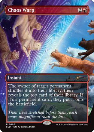 Chaos Warp (2692) Foil - Secret Lair Drop Series