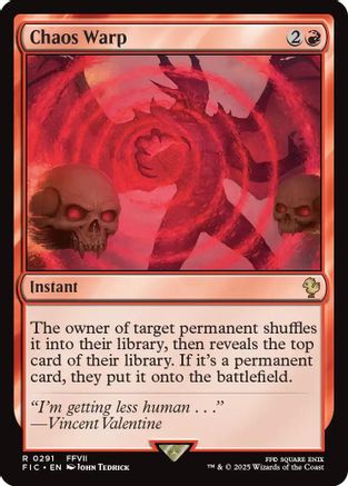 Chaos Warp (291) Surge Foil - Commander: FINAL FANTASY