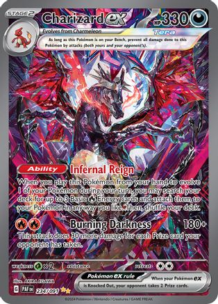Charizard ex (Alternate Full Art) (234) Holofoil - Paldean Fates