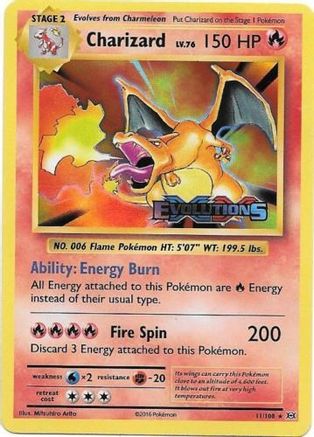 Charizard (Prerelease) (11) Holofoil - Black Star Promos