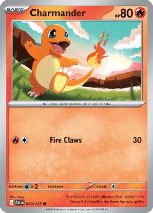 Charmander (20) Reverse Holofoil - Ascended Heroes