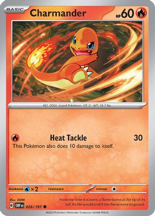 Charmander (26) - Obsidian Flames