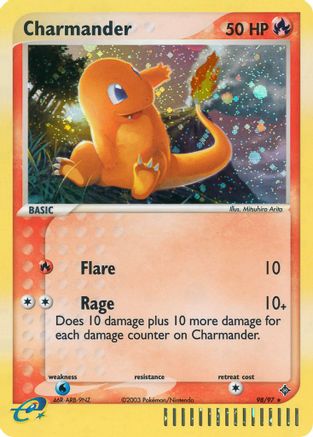 Charmander (98) Holofoil - Dragon