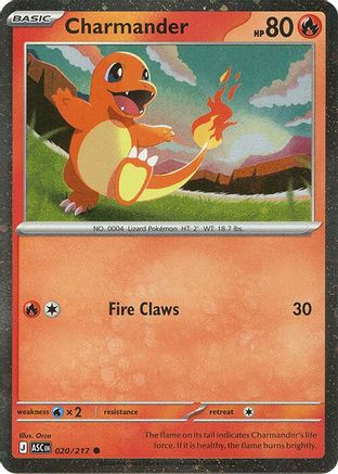 Charmander (Cosmos Holo) (20) Holofoil - Miscellaneous Cards & Products